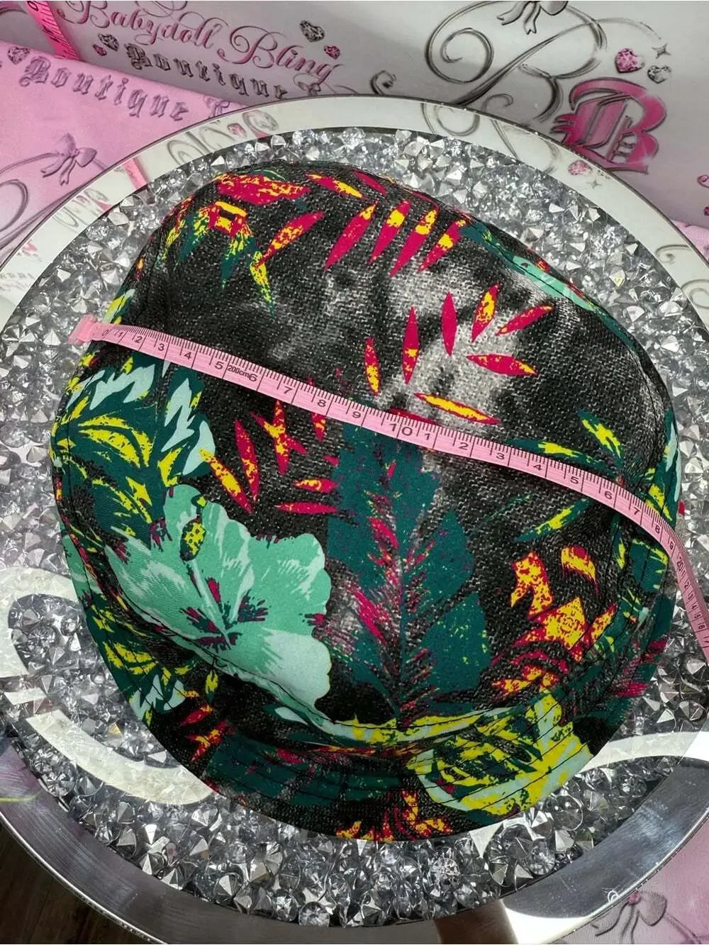 ORIGINIAL CHUCK hat tropical tiki sun Bucket Hat - Teal, Yellow & Black